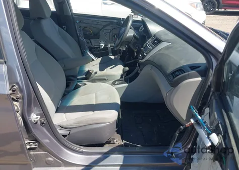 2013 Hyundai Accent Gls from USA, damaged, VIN KMHCT4AE7DU586454